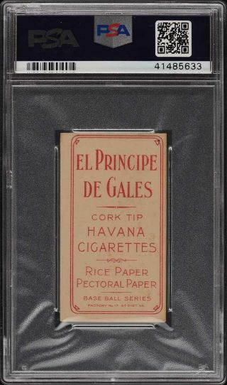 1909 - 11 T206 Vic Willis THROWING,  EL PRINCIPE DE GALES PSA 6 EXMT (PWCC) 2
