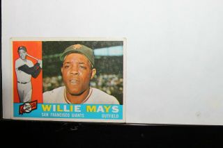 1960 Topps Willie Mays San Francisco Giants 200 Baseball Card