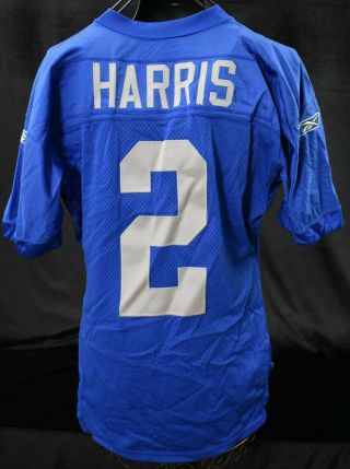 2004 Harris 2 Detroit Lions Game Worn Throwback Football Jersey Lelands Loa