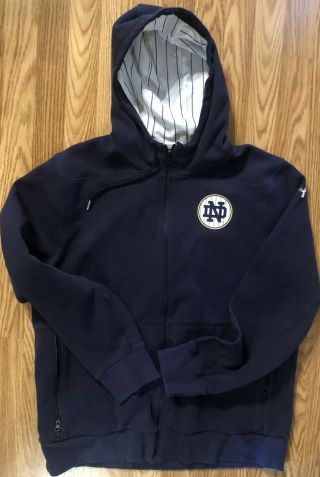 Notre Dame 2018 Team Issued Shamrock Series York Under Armour Sweatshirt 2xl