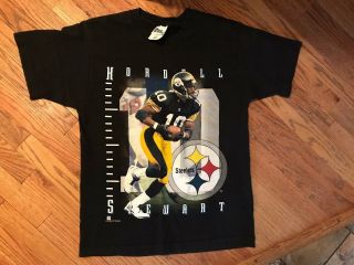Vintage Pittsburgh Steelers T Shirt 1995 Proplayer Kordell Stewart Med