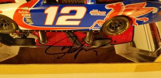 Signed 1/24 Jeremy Mayfield 12 Mobil 1 Nascar Diecast Autographed with picture 3