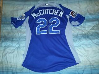 ANDREW MCCUTCHEN 2012 MLB ALL STAR GAME KANSAS CITY NL BP BASEBALL JERSEY Small 2