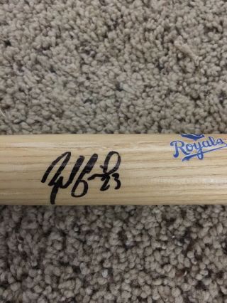 Zack Greinke Autographed Kc Royals Miniature Mini 18 " Baseball Club Wooden Bat