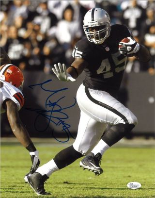 Marcel Reece Oakland Raiders Signed 11x14 Photo Autographed Jsa Psa
