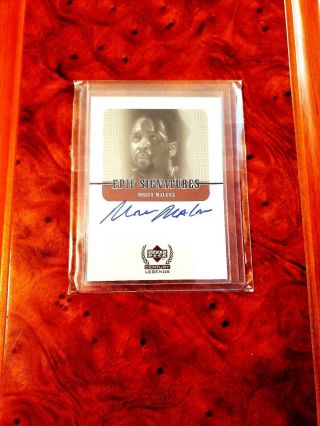 1999 Upper Deck Century Legends Epic Signatures Moses Malone Auto On - Card Nm - Mt