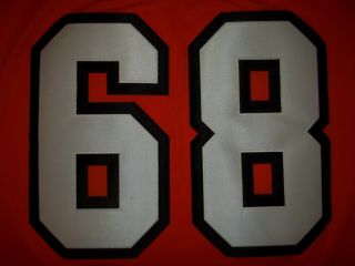 Jaromir Jagr Philadelphia Flyers Reebok 68 Orange Large Adult Men ' s Jersey EUC 4