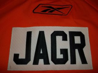 Jaromir Jagr Philadelphia Flyers Reebok 68 Orange Large Adult Men ' s Jersey EUC 5