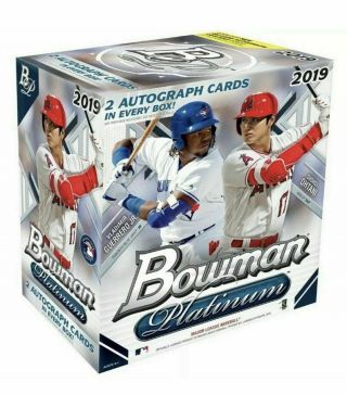2019 Bowman Platinum 4 Box Case Break Oakland A 