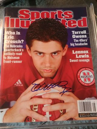 Eric Crouch Nebraska Cornhuskers Signed 2001 Sports Illustrated
