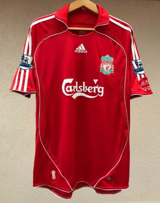 Liverpool Fc 2006/2007 Home Football Soccer Shirt Jersey Maglia Camiseta Adidas