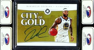 2018 - 19 Opulence Basketball City Of Gold Demarcus Cousins Auto 45/49 [jd]