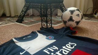 PARIS SAINT GERMAIN PSG 2013 - 2014 NIKE HOME FOOTBALL SOCCER SHIRT JERSEY L 3