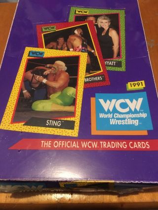 1991 Wcw World Championship Wrestling Cards Box