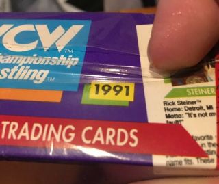1991 WCW World Championship Wrestling cards box 2