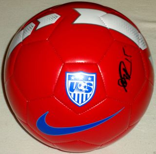 U.  S.  Womens Soccer Uswnt 2019 Megan Rapinoe Hand Signed Soccer Ball Exact Proof