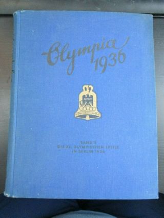 Olympia 1936,  Berlin,  Germany Olympics Book,  Jesse Owens,  Hitler,  Great Pages