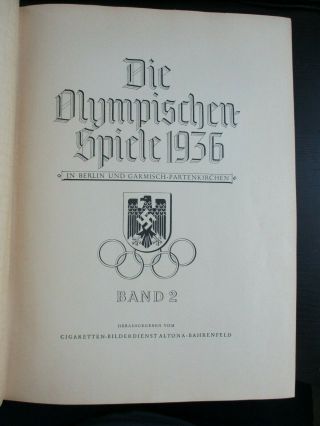 OLYMPIA 1936,  BERLIN,  GERMANY OLYMPICS BOOK,  JESSE OWENS,  HITLER,  GREAT PAGES 3