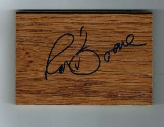 Ron Boone Auto Autographed Floorboard Floor Signed W/coa Utah Stars Jazz
