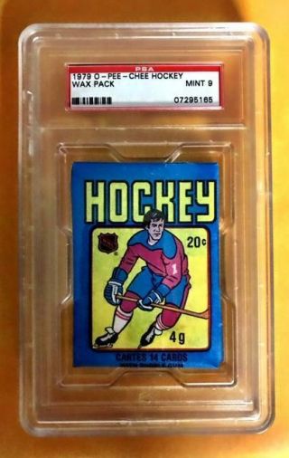 1979 O - Pee - Chee Opc Hockey Wax Pack Psa 9 Gretzky Rc Year