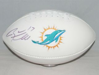 Ryan Tannehill Autographed Signed Miami Dolphins White Logo Football Gtsm