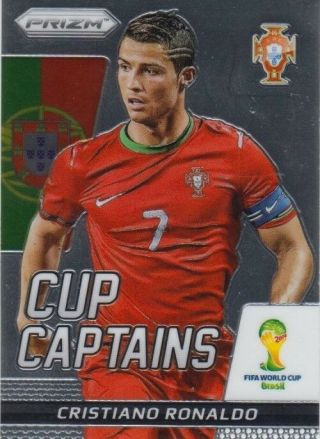 Cristiano Ronaldo 2014 Panini Prizm World Cup - Cup Captains No.  5