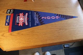 Wincraft Baseball Hall Of Fame 2009 Induction 29 " Pennant (henderson,  Rice)