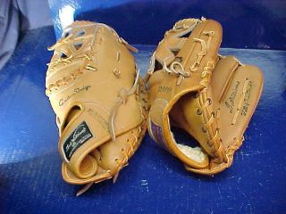 2 1960s Ted Williams Model Baseball Gloves From Sears Roebuck