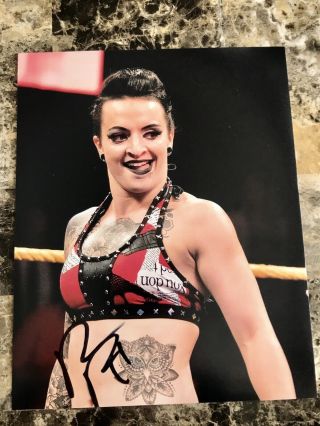 Wwe Nxt Ruby Riot Sexy Autographed 8x10 Photo Signed Wrestling Riot Squad Mania