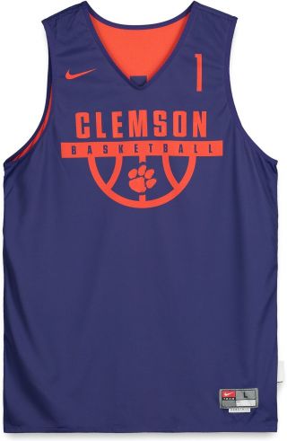 Clemson Tigers Team - Issued 1 Reversible Jersey - Basketball Program - Size L,  2