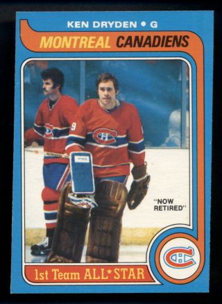 1979 - 80 Opc O Pee Chee 150 Ken Dryden As Ex - Nm Montreal Canadiens Hockey Card