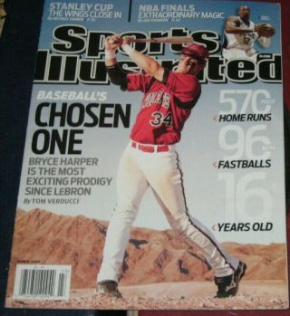2009 Bryce Harper High School Prodigy Phillies Sports Illustrated Si " No Label "