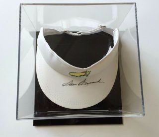 Sam Snead Signed Masters Golf Visor With Custom Display Case - Psa Loa