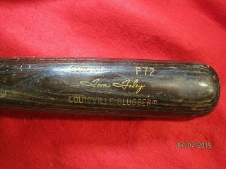 Tom Foley Louisville Slugger P72 Game - Bat,  Montreal Expos 3