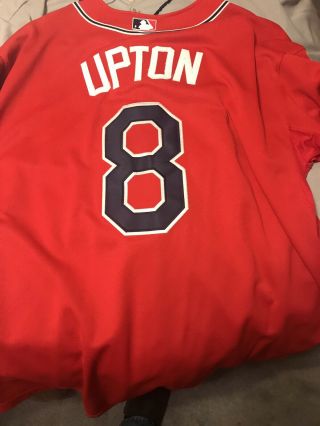 Justin Upton Atlanta Braves Jersey Size 54