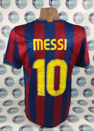 Barcelona 2009 2010 10 Messi Home Football Soccer Shirt Jersey Camiseta Nike M