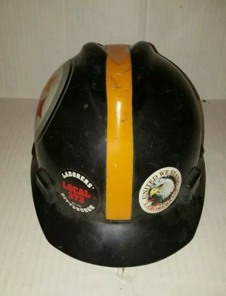 Vintage Pittsburgh Steelers NFL Full Size Football Helmet Real Hard Hat Plastic 2