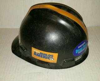 Vintage Pittsburgh Steelers NFL Full Size Football Helmet Real Hard Hat Plastic 3