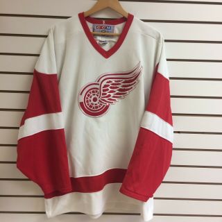 Vintage Deteoit Red Wings Hockey Jersey Sz Xl