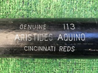 Cincinnati Reds Aristides Aquino Game Baseball Bat