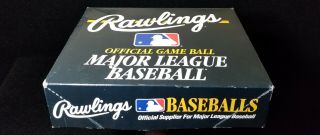 12 Ct Box 2000 World Series Official Rawlings Baseball York Yankees Vs Mets