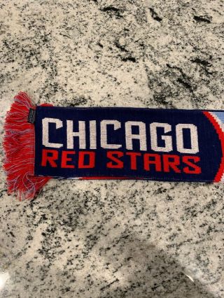 Signed Chicago Red Stars Scarf By 5 Players