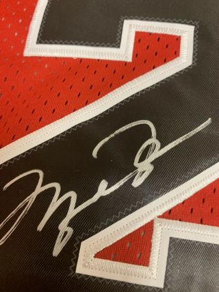 Michael Jordan Mj Autographed Chicago Bulls Signed Jersey Confition