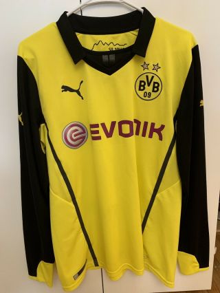 Borussia Dortmund Jersey Puma Long Sleeve Men Sz Medium M