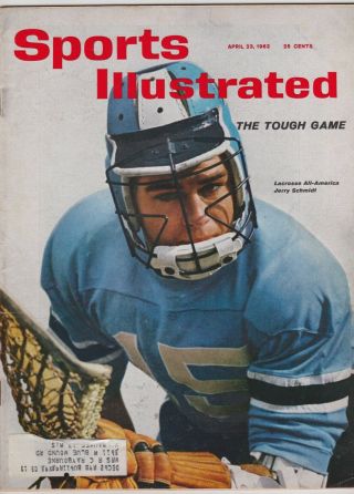 Jerry Schmidt Johns Hopkins Lacrosse April 23 1962 Sports Illustrated