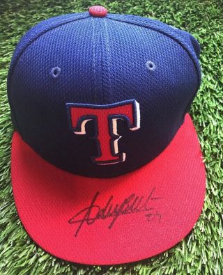 Adrian Beltre Signed Texas Rangers Hat Jsa