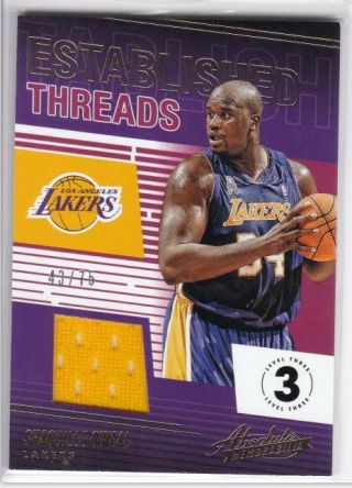 2018 - 19 Panini Absolute Shaquille O 