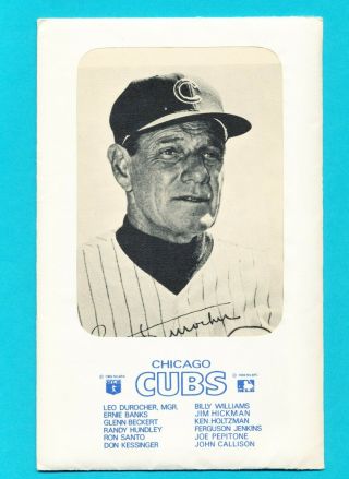 1971 Chicago Cubs Team Photo Set (12) In Package - Banks,  Santo,  Williams