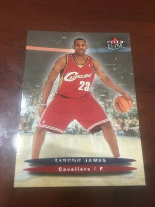 2004 Lebron James Rookie Fleer Ultra 171 Cavs Lakers Rc Rare " Wow "