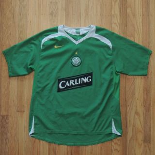 Celtic Football Club Nike Soccer Jersey Mens Size Large Green Short Sleeve